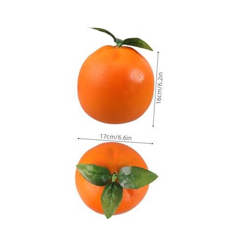 Adorno exterior naranja para coche, SUV y camiones: bola decorativa universal para la antena 2