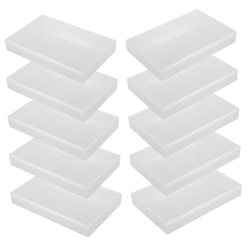 10pcs Plastic Cassette Tape Organizer Box for Collectors