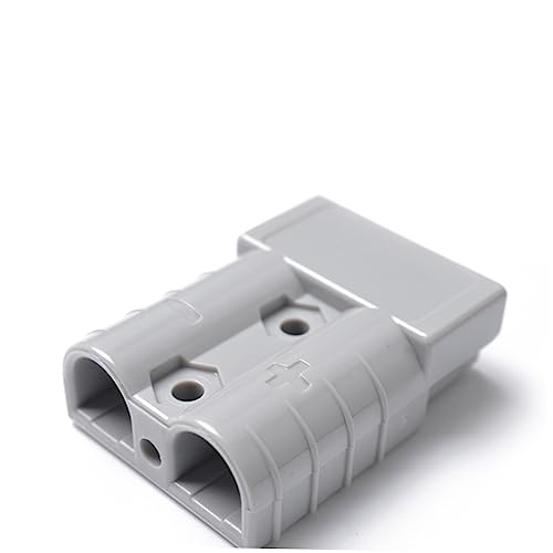 PRETYZOOM 50a 600v Quick Connect Disconnect Plug for Winch Forklift Connector Plated and Sacrificial Tip for Circuit Safety