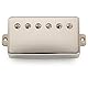 Musiclily Pro LP-CMHA Alnico 5 Covered Humbucker Tonabnehmer Hals Pickup 7,5K für LP Style E-Gitarre, Nickel