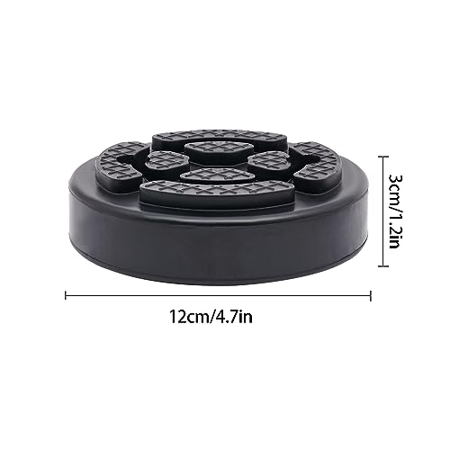 PERFERATE 5 unidades de almohadillas redondas de goma para brazos de elevador de coche, bloques de elevación de 30 mm de grosor, accesorios para elevadores de 2 postes miniatura 7