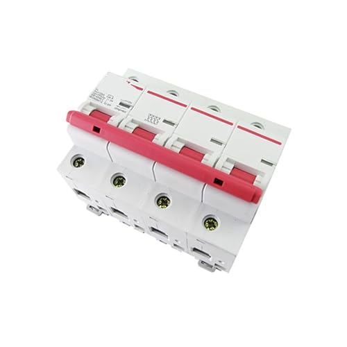 Disjoncteur tétrapolaire DZ47-125 4P 100A courbe D pour armoire électrique