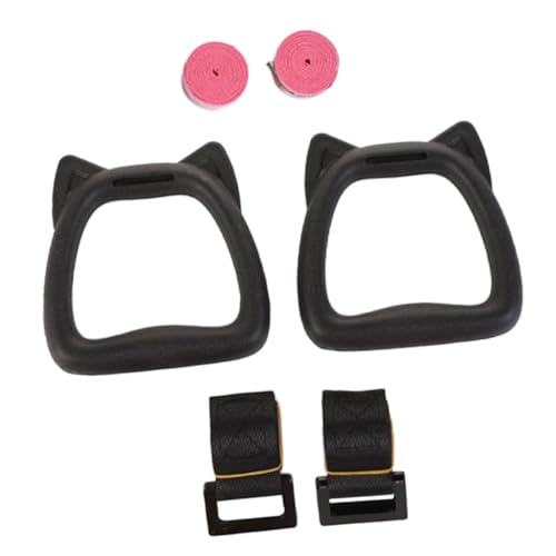 Toddmomy 1Set Pull Ring Stand Up Pull Rings for Safe Grip Design Versatile Training Tool for Easy to Hang Lightweight Portable for Home Gym Use