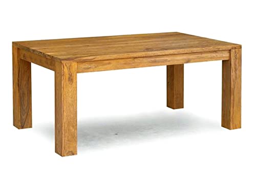 Table à Manger 260x100cm - Bois Massif de Palissandre huilé - Nature Brown #829