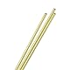 M METERXITY 3 Stück 300mm Messing Rundrohr, 5,5mm Außendurchmesser 0,2mm Wandstärke H65 Messing nahtloses Rohr für Bau/Maschinenbau/DIY-Basteln, Metallgerades Rohr [0,22x0,01x12IN]