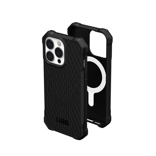 URBAN ARMOR GEAR UAG Designed for iPhone 13 Pro Case [6.1-inch Screen] Compatible with MagSafe Rugged Slim Ergonomic Essential Armor Protective Cover, Black