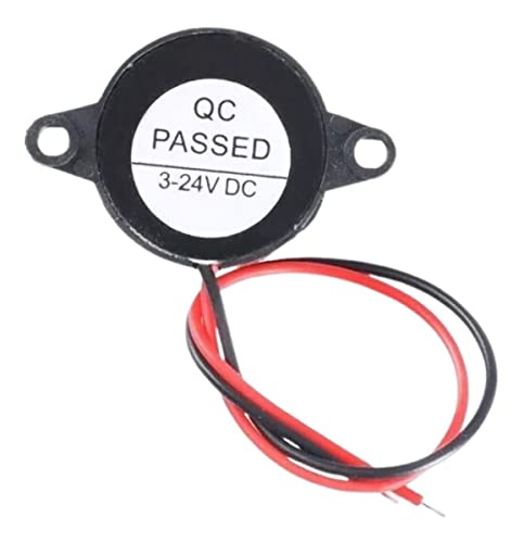 Buzzer Contínuo Sirene Alta SFM-20B DC 3-24V Kit - 10 Peças