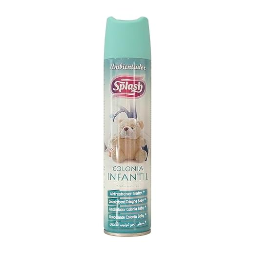 Splash, Ambientador Aerosol, Fragancia Colonia Infantil, Contenido: 300 ml
