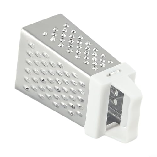 Rallador de acero inoxidable de cuatro caras con mango antideslizante miniatura 7