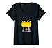 Mujer Olla de fondue Camiseta Cuello V