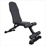 HSBAIS Ajustable Banco Pesas, Compacto Banco de Ejercicio Entrenamiento Ejercicios Banco de Musculación Multiuso Sistema para Entrenar los...