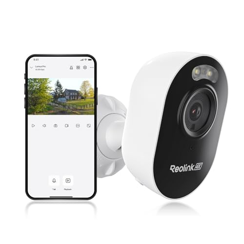 Reolink Telecamera Sicurezza WiFi 4K Lumus Pro