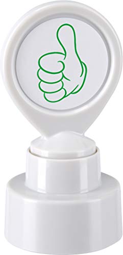 COLOP motivational stamp - Thumbs Up - Green ink | 148307 | Teacher reward school stamper