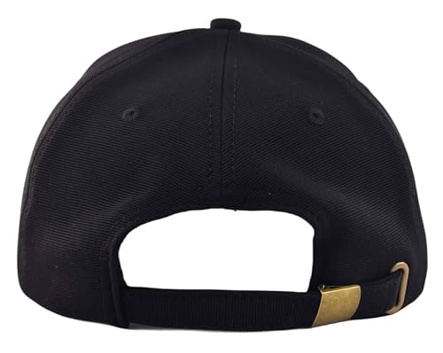 Image of TSSGBL Men's Plain Baseball Hat - OSFM & XXL Big Head Fit，Adjustable Structured Ball Cap with Reflective Sandwich Brim