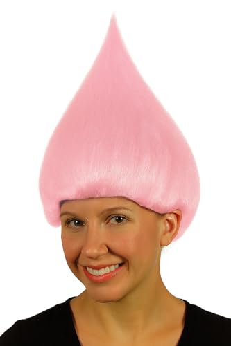 My Costume Wigs Pink Troll Wig (Hot Pink) One Size Fits All