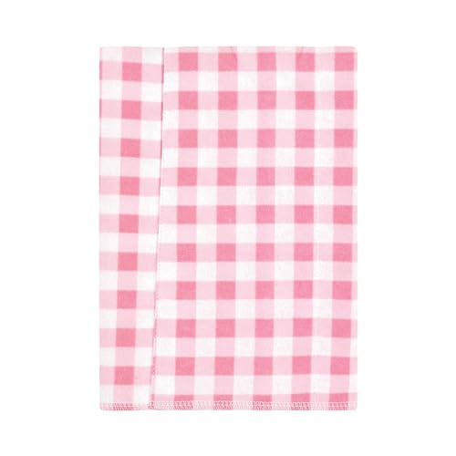Image of Hudson Baby Unisex Baby Cotton Poly Flannel Burp Cloths, Butterfly Floral 7-Pack, One Size