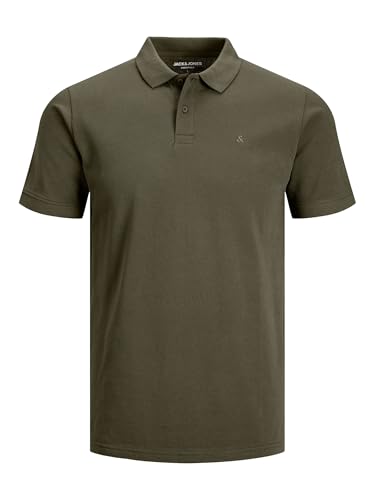 Jack & Jones Jjebasic Polo SS Noos - Camiseta para Hombre, Verde (Olive Night), Talla L