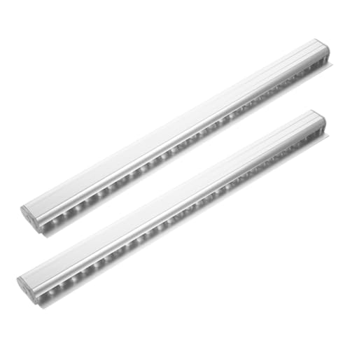 OFFSCH Alloy Clip Unit 2 -mounted Kitchen Order Holder Receipt Ticket Rack for Restaurant