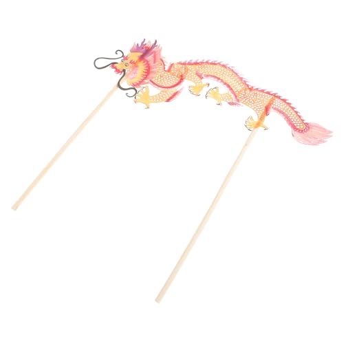 Toddmomy Marionnettes D’ombres Chinoises Dragon Traditionnel Pour Adultes, Mini Taille, En Papier Et Bois, Accessoire De Théâtre D’ombres Pour Fêtes Et Ateliers D’artisanat, Jeu De Marionnettes à Main