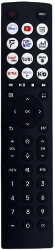 Replacement Remote Control ERF2R36H ERF2136H for Hisense 4K UHD Smart TV Remote Control Compatible with Hisense 4K UHD LED LCD Smart TV 55U7H 65U7H 75U7H