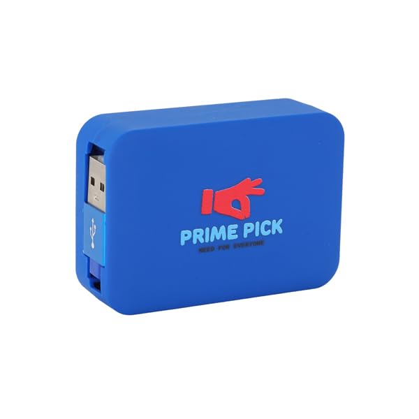 PRIME PICK Multi Retractable 2.4A Fast Charger with Phone Holder |Multiple Charging Cable| 3-in-1 USB Charger |Type C | Micro USB for All Android and iOS Smart Phones (Blue) (B0CW92GT8Y) Amazon Price History, Amazon Price Tracker
