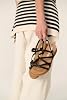 Project Cloud Wedge Sandals for Women 2026 - Comfortable Soft & Plush Insole Strappy Womens Sandals with Lightweight and Non-Slip Durable Outsole (NICE,WHISKEY,8) #1