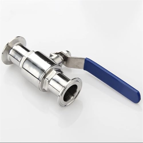 Válvula de bola de 2 vías con abrazadera triple para un control higiénico y sin fugas 3