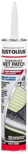 Rust-Oleum Roofing Rubberized Liquid Wet Patch 295 ml Cartridge (Black)