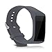 kwmobile Armband kompatibel mit Polar A360 / A370 - Ersatzarmband Fitnesstracker - Fitness Band Silikon Grau