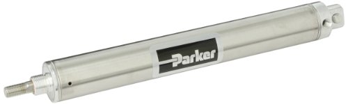 Buy 1 get 1 🔥 Parker 1.50PSR06.0 Stainless Steel Air Cylinder, Round Body, Single Acting, Spring Return, Pivot Mount, Non-cushioned, 1-1/2 inches Bore, 6 inches Stroke, 7/16 inches Rod OD, 1/8" NPT Port