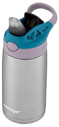Contigo Kids Stainless Steel Water Bottle with Redesigned AUTOSPOUT Straw, 13 oz,...