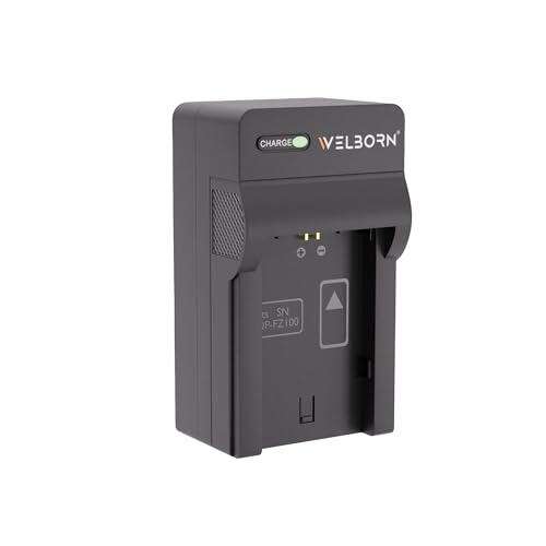 Image of Welborn Camera Battery Charger for Sony Np-FZ100 Battery Compatible with Sony Alpha A1 A7 III A7 IV A7C A7C II A7C R A7R III A7R IV A7R V A7S III A9 A9 II A9 III A9R A9S A6600 A6700 FX3 FX30 ZV-E1