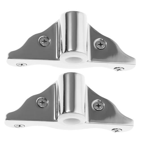 TOVINANNA 2個ステンレス製 船用?架套筒支架 耐久性ボートパドルホルダー カヤック 独木舟対応 安定したパドルサポート 多用途マウントブラケ