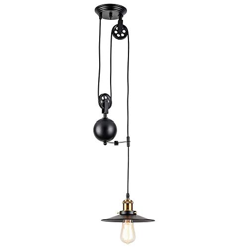 Lampe de lustre moderne à LED pour ambiance bistrot et loft industriel - 2