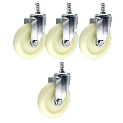 Roulettes à tige filetée M16 x 60 mm robustes et silencieuses pour meubles - 2