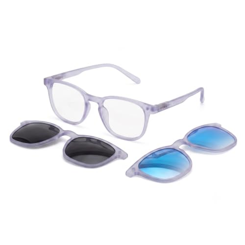 Image of 3-in-1 Magnetic Clip On Sunglasses for Men & Women
