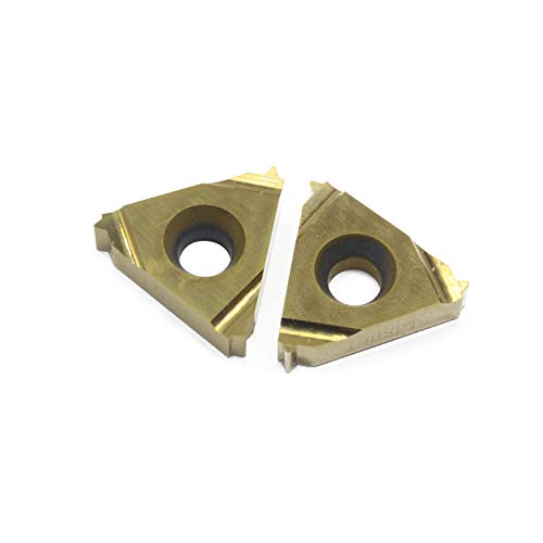 Tool Part for 16IR 19BSPT 20PCS Threading Blade CNC Insert16IR 19BSPT LDC Turning Tool Boring BAR Cone Tube Threaded Inserts Tips