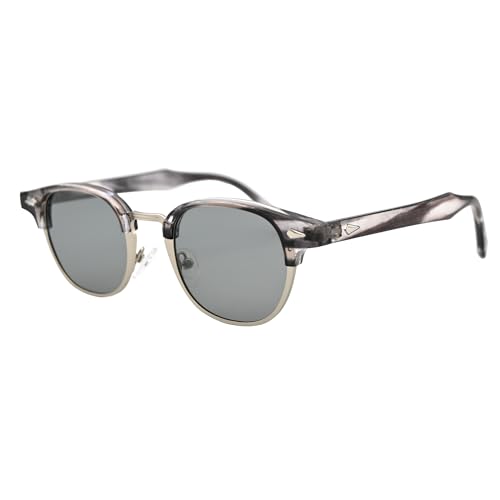 Image of Onrtry Classic Polarized Sunglasses for Men Women Semi-Rimless Frame Sun Glasses Fashion Retro Designer Shades