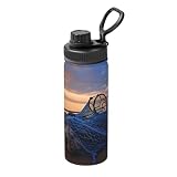 Fishing Netc 18oz Sports Insulated Water Bottle Double-Wall Stainless Steel Proof Sports Water Kettle