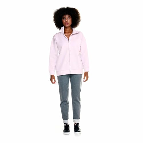 Tessuto Lurex (brillantinato) LEONE 1947 - Tuta Leone donna Greyss - W5298A7F03 - ORCHID PINK-ANT.GREY MEL. (11908), S