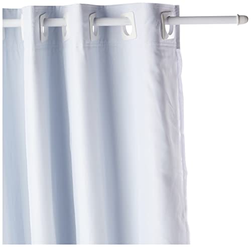 Cortina Blackout Roma Corta Luz com Voil Branca 2,70 m x 1,80 m