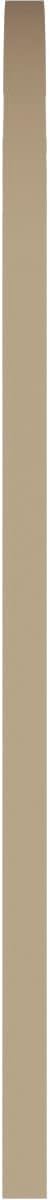 Ekena Millwork GVURRT12X24DSMPR Timberthane Rustic Smooth Round Top Faux Wood Non-Functional, Primed Tan Urethane Gable Vents, 12"W x 24"H, Primed