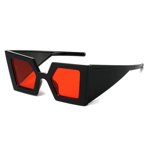 Lunettes de soleil punk femme grand cadre anti-fatigue oculaire protection extérieure