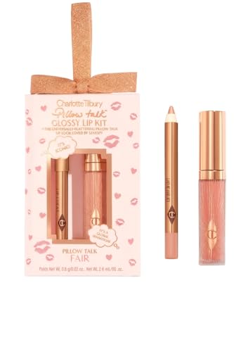 Charlotte tilbury pillow talk mini glossy lips duo - PILLOW TALK FAIR