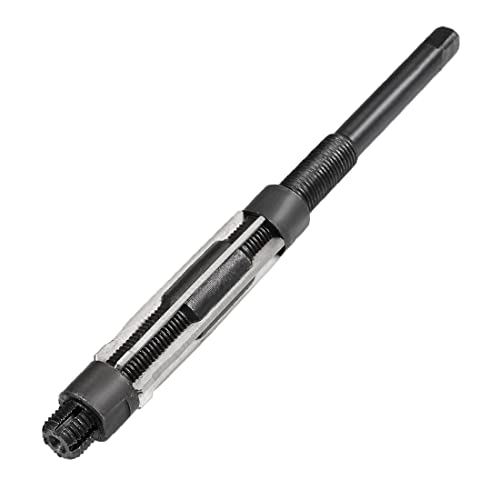 PATIKIL 17-19mm Regolabile Manuale Alesatore, 1pz Fresatura Fresa Alta Velocità Acciaio H8 6 Dritto Scanalature