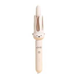 PretiHom Automatic Rotating Curling Iron - 1.1 Inch (28mm) Ceramic Curling Wand for Beach Waves
