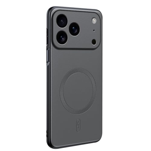 Magnetic Leather Case For IPhone 17/17 Air/17 Pro/17 Pro Max, Shockproof Cover With Raised Camera Protection, Supports Wireless