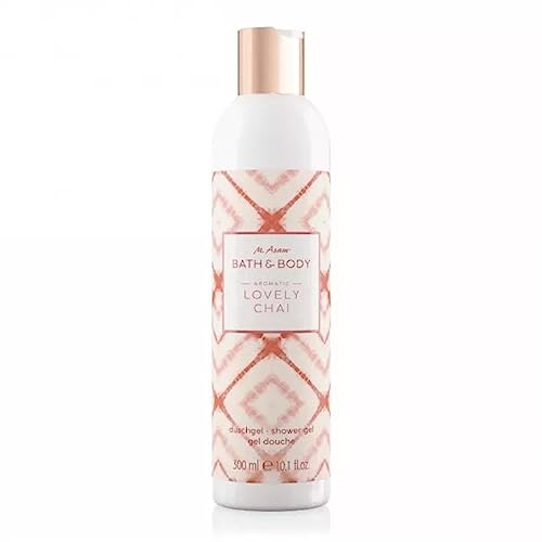M. Asam BATH & BODY LOVELY CHAI Duschgel (300ml) – für eine sanfte Körperreinigung & ein frisches Körpergefühl, aromatischer Chai-Vanille Duft, ohne Mineralöle, silikon- & parabenfrei, vegan