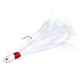 m2-55mm-1pcs Soft Hair Jig Head Jig Lure Buzzbait Skirts 7g 10g 14g 21g 28g 42g 56g 85g Spinner Bait for Bass Pike Tiger Muskie