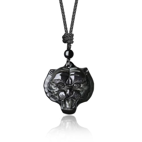 Collier Tête de Tigre ajustable pour homme et femme, résout le problème de taille de cou